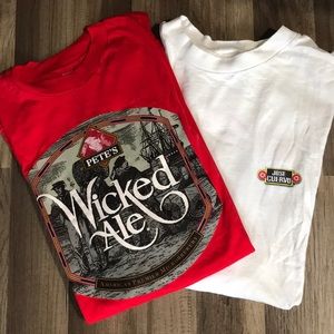 Vintage Beer Tees- never worn